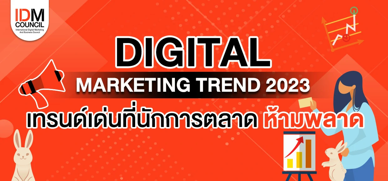 Digital Marketing Trend 2023 เหล่านักการตลาดห้ามพลาด 