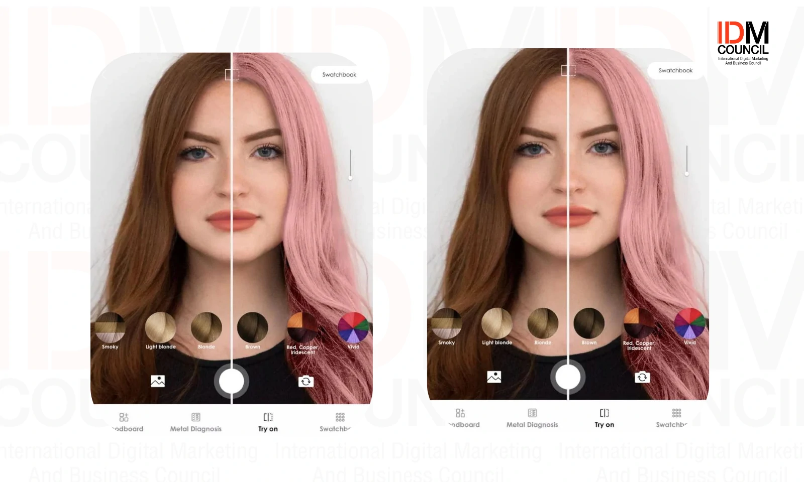 L'Oreal's virtual hair try